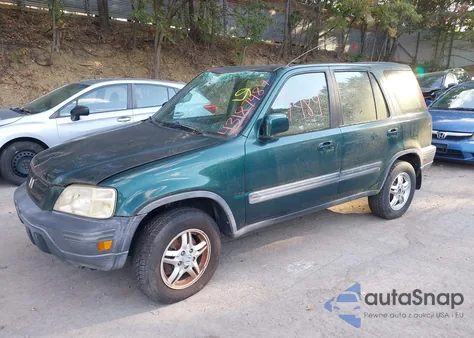 2001 Honda Cr-V Ex из США, поврежденный, VIN JHLRD18671C030772